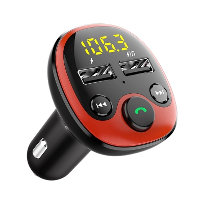 TC21-B car charger mp3 music U disk phone hands-free player fm transmitter